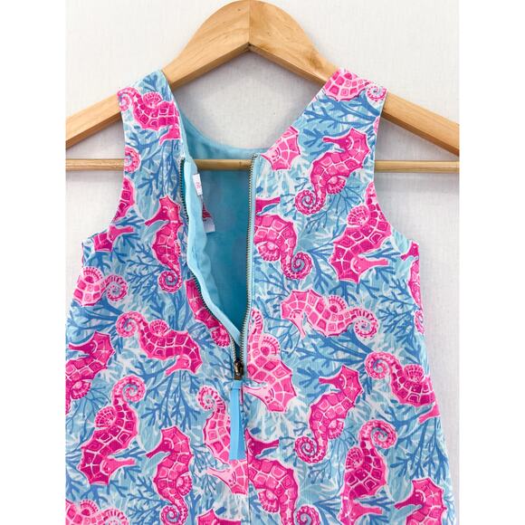 Tommy Bahama Girls Seahorse Dress Girls 5 Sleeveless Shift Dress Neon - Picture 5 of 6